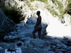 Naked by the river