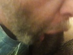 Old Sucking Off Young Black Cock CIM Cum Play Cum Swallow