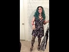 Zombie Babe unboxes a sex work giveaway package and shows off goth clothing