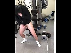 very short Video' 34 ** hot CUM LOAD at the GYM **