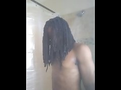 DominicaKing Shower Tease
